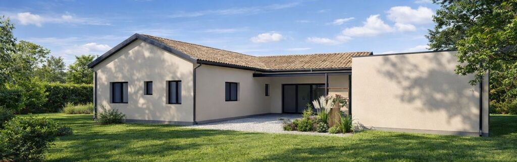 Construction d’une maison individuelle et de sa dépendance à Montussan (33)