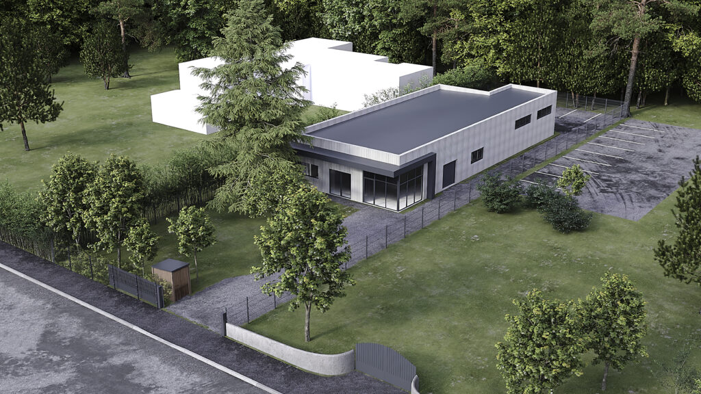 Construction d’un bâtiment industriel pour de l’artisanat dans le domaine de l’électronique à Pessac (33)